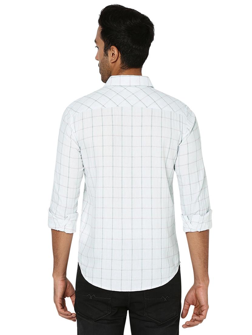 white cotton casual shirt - 20998529 - Standard Image - 3