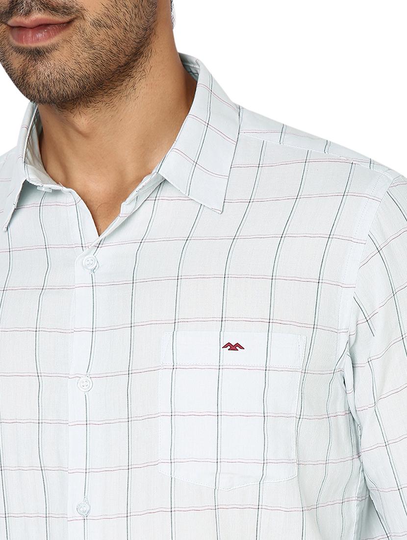 white cotton casual shirt - 20998529 - Standard Image - 5