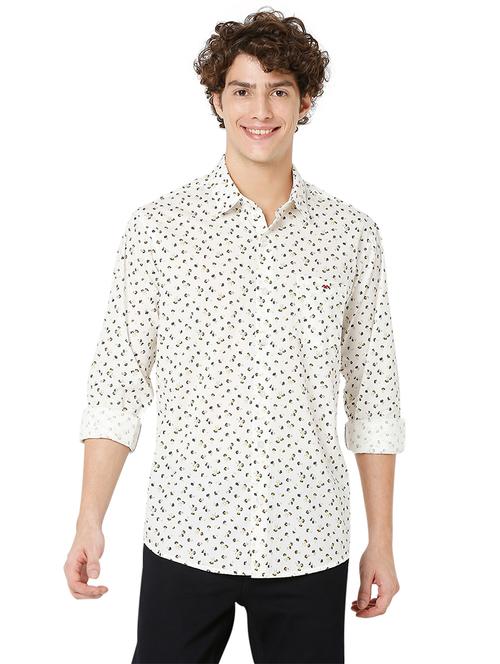 men printed casual shirt - 20998625 - Standard Image - 0