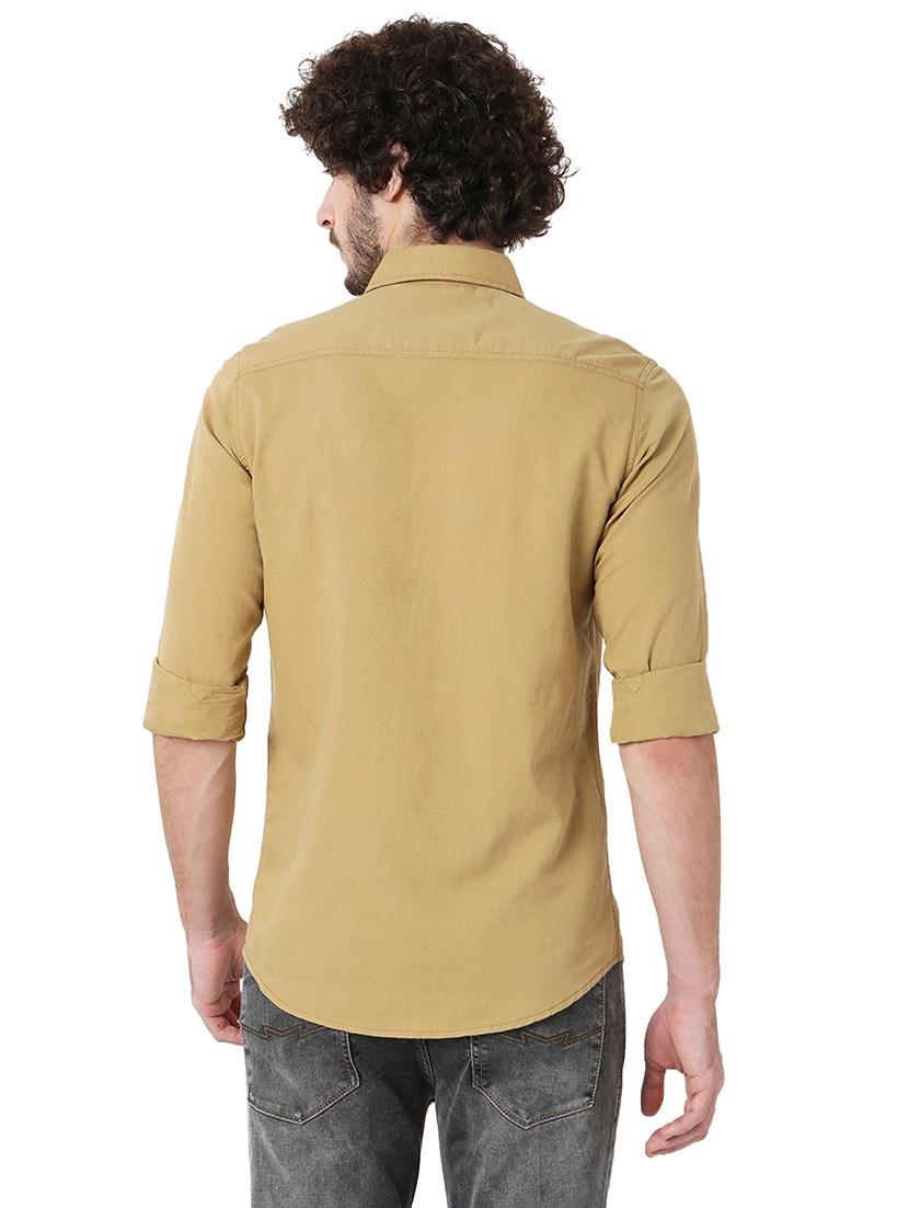 men collared long sleeve casual shirt - 20998650 - Standard Image - 3
