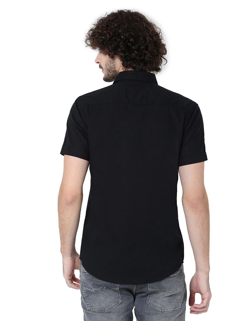 men collared short sleeve casual shirt - 20998670 - Standard Image - 3