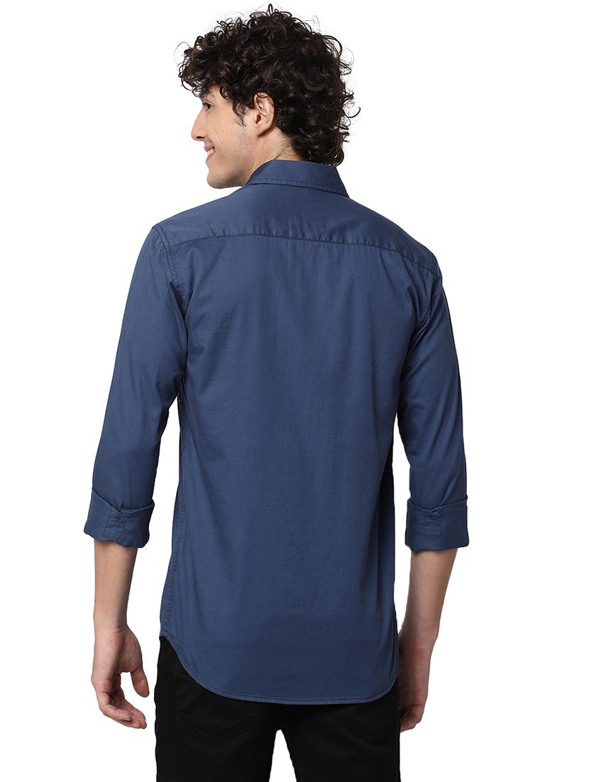 navy blue badged shirt - 20998710 - Standard Image - 3