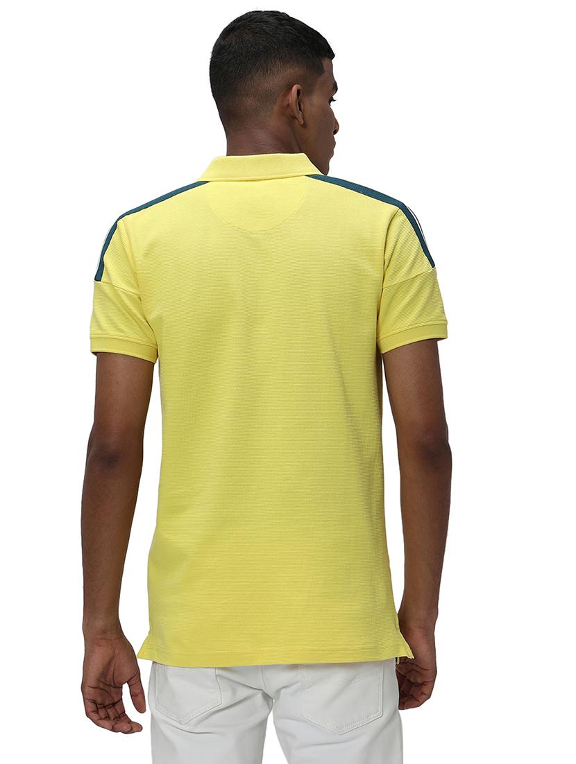 yellow cotton plain tshirt - 20998737 - Standard Image - 3