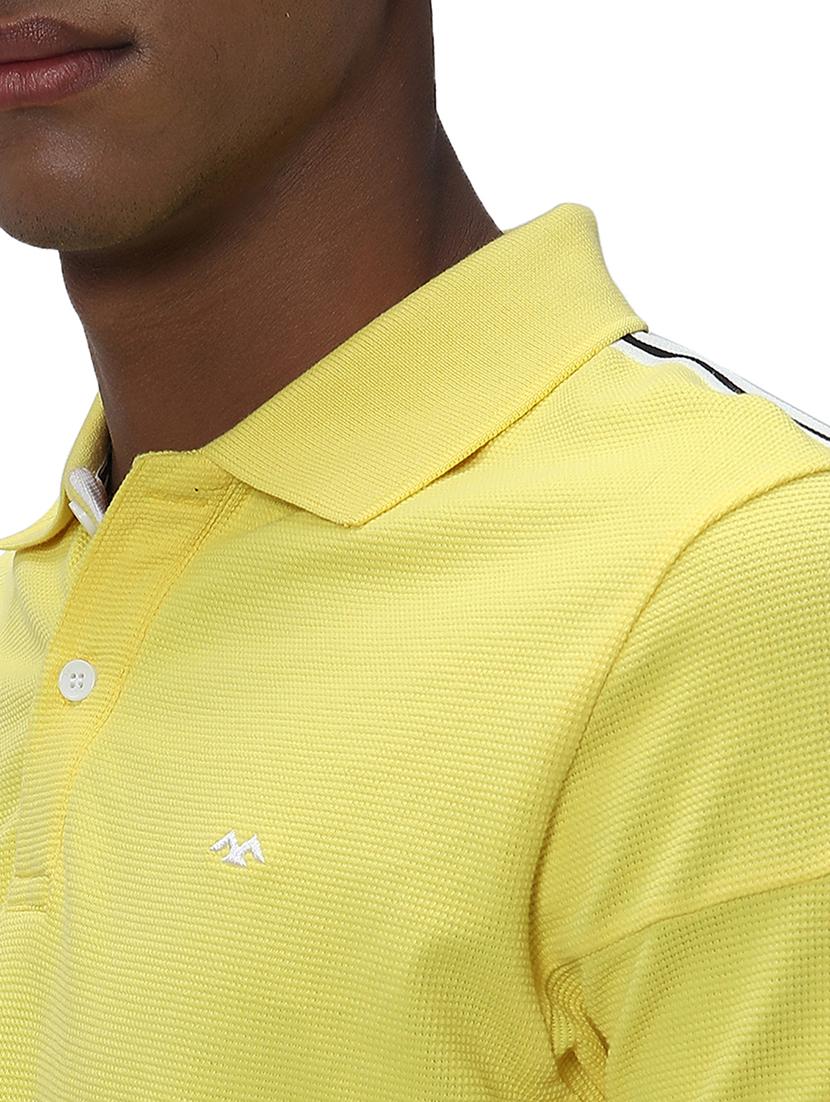 yellow cotton plain tshirt - 20998737 - Standard Image - 5