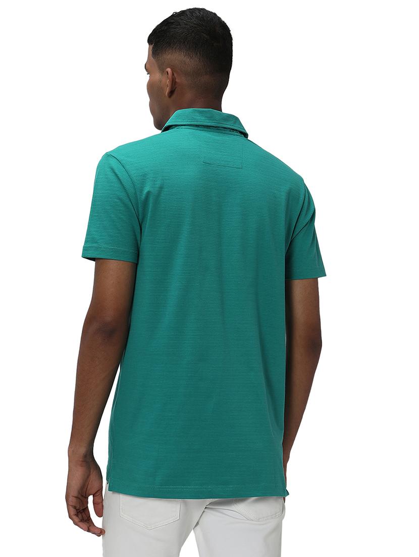 green cotton plain tshirt - 20998741 - Standard Image - 3