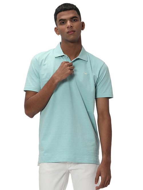 light blue cotton plain tshirt - 20998743 - Standard Image - 0