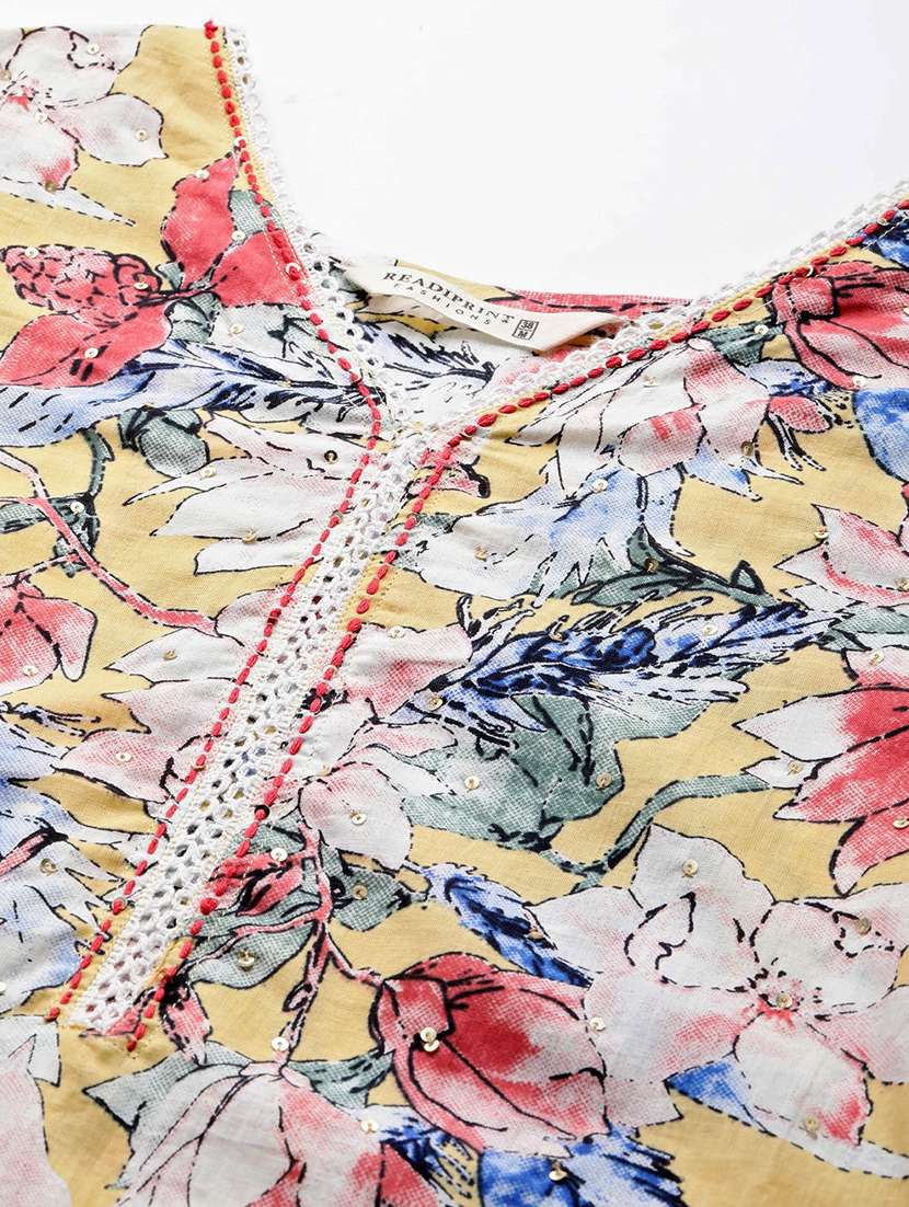 women three quarter sleeve kurta pant with dupatta set - 20999671 -  Standard Image - 5