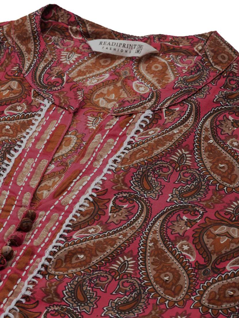 women three quarter sleeve kurta pant with dupatta set - 20999747 -  Standard Image - 5