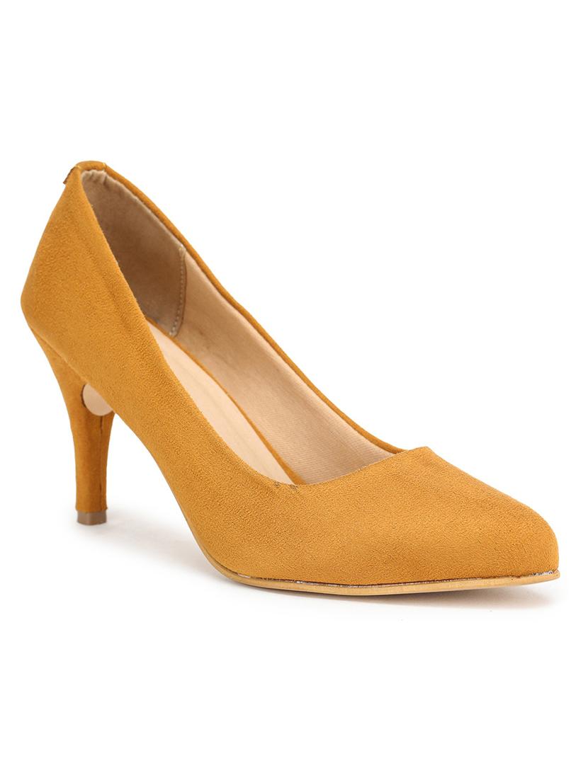 mustard slip on sandal - 21000478 -  Zoom Image - 0