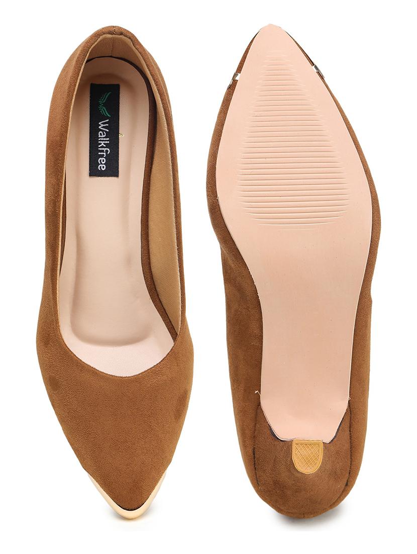 tan suede ballerina - 21000600 - Standard Image - 5