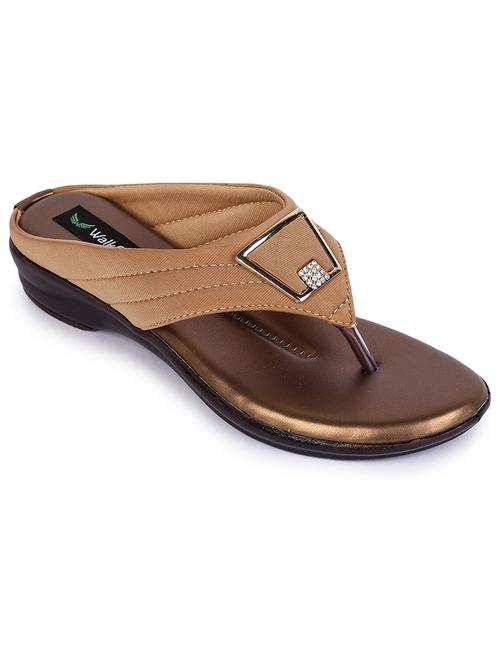 beige synthetic slip on sandals - 21000668 - Standard Image - 0