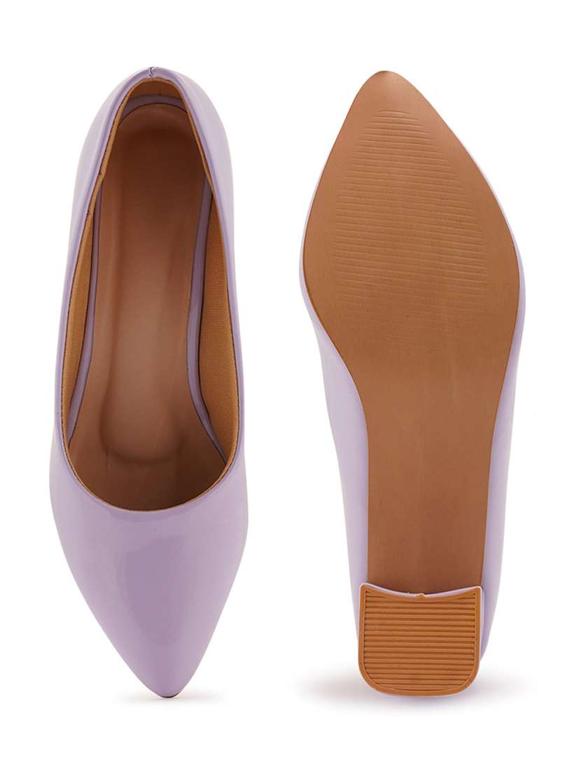 purple slip on pump - 21000843 -  Standard Image - 3