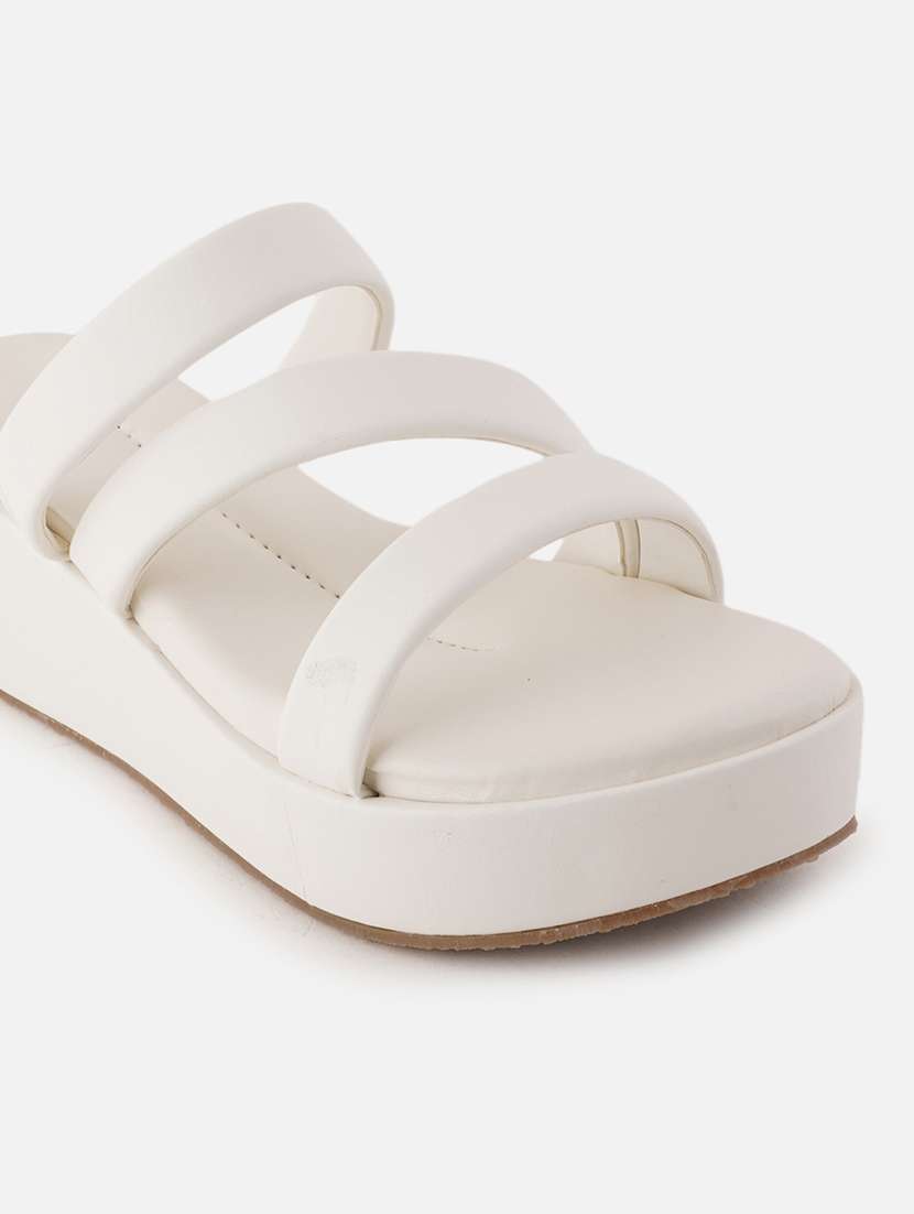 women solid color slip on wedge - 21000898 -  Standard Image - 3