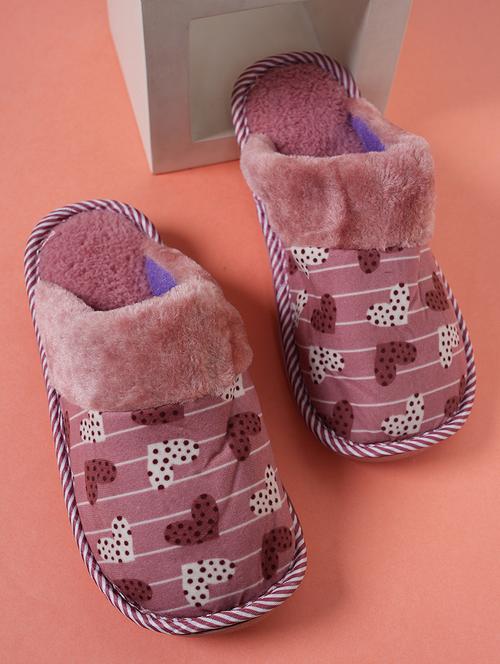 multi colored fur slip on flip flops - 21004314 - Standard Image - 0