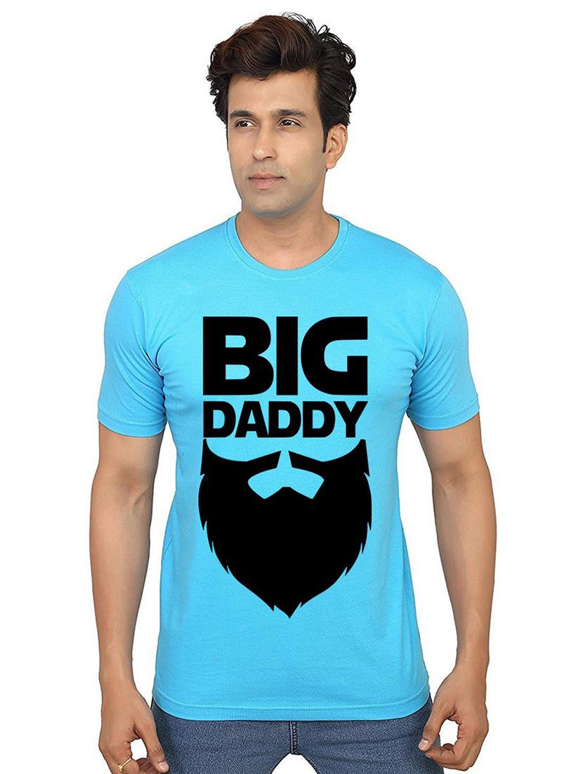 men round neck front print t-shirt - 21013008 - Zoom Image - 0