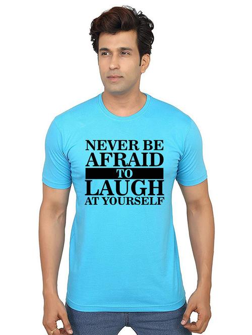 men round neck front print t-shirt - 21013190 -  Standard Image - 0