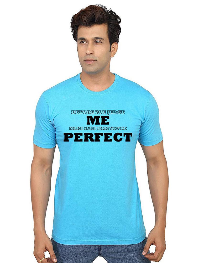 men round neck chest print t-shirts - 21013230 - Zoom Image - 0