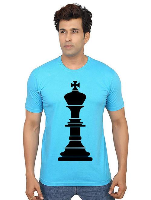 men round neck front print t-shirt - 21013335 - Standard Image - 0