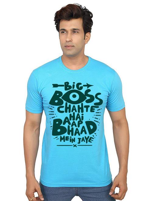 men round neck front print t-shirts - 21013830 - Standard Image - 0