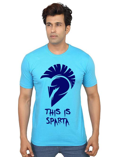 men round neck front printed t-shirt - 21014297 - Standard Image - 0