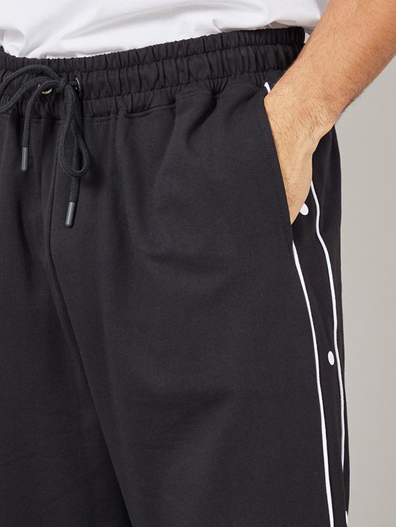 men black side taped track pant - 21016014 - Standard Image - 3