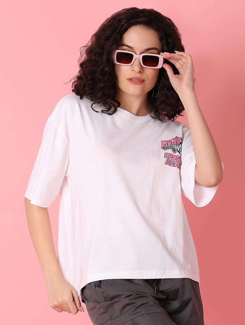 pink graphic regular t-shirt - 21016190 - Standard Image - 3