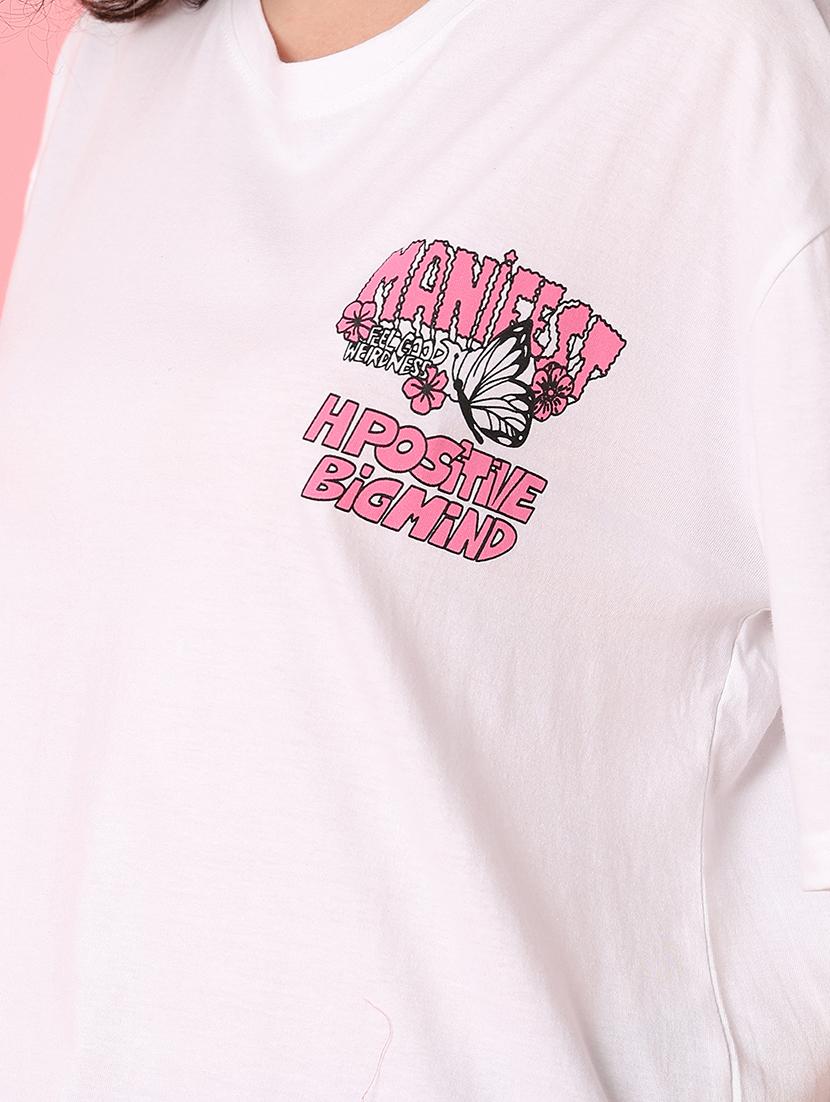 pink graphic regular t-shirt - 21016190 - Standard Image - 5