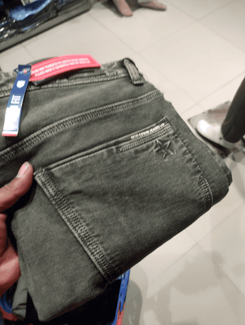 assorted cotton knitted denim jeans - 21016240 -  Zoom Image - 0