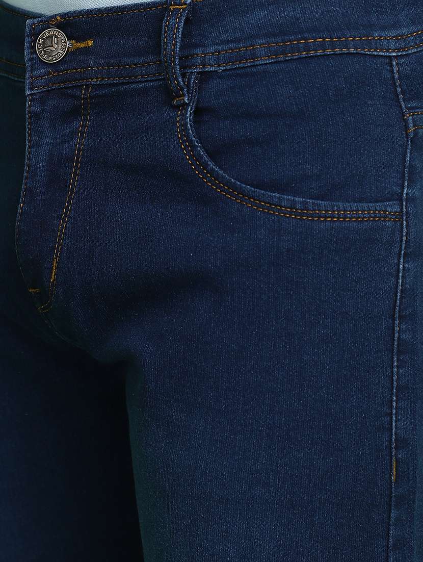 men mid rise plain jeans - 21016248 -  Standard Image - 5