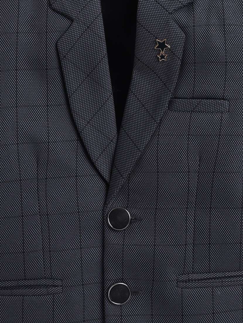 grey polyester blazer jackets & coat - 21016409 -  Standard Image - 3