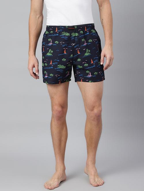 black cotton boxer - 21016551 -  Standard Image - 0