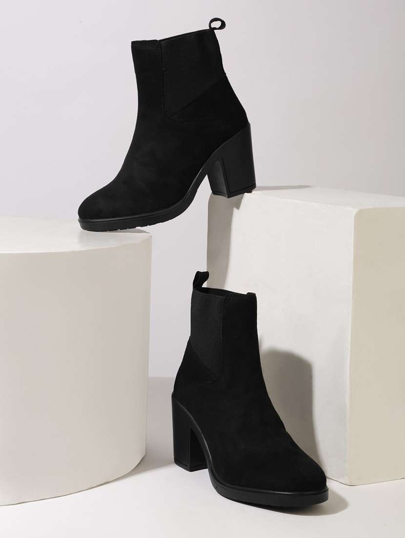 women slip on ankle boots