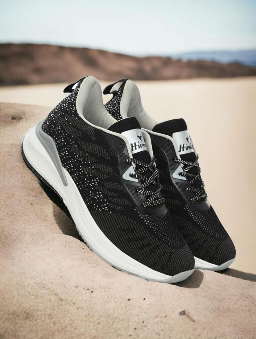 black mesh sport shoes - 21018136 -  Zoom Image - 0