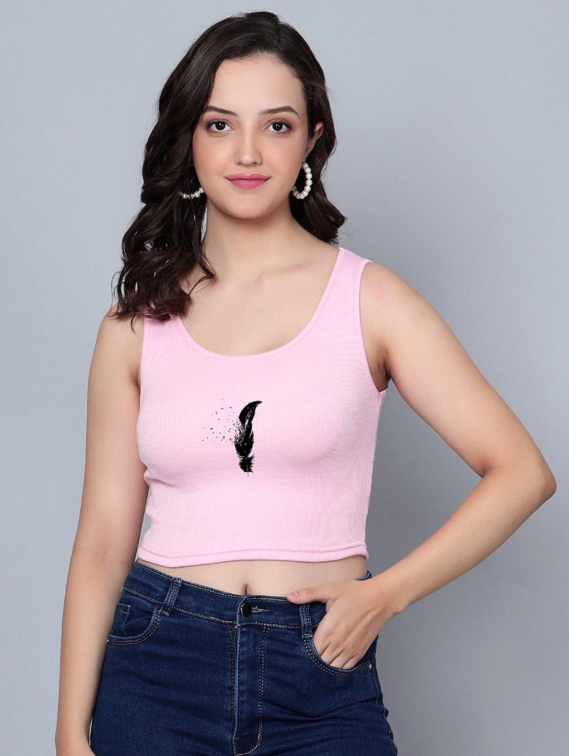 women's crop tank top - 21019786 - Zoom Image - 0