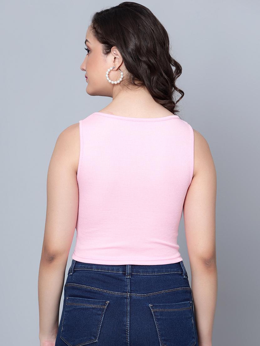 women's crop tank top - 21019786 - Standard Image - 3