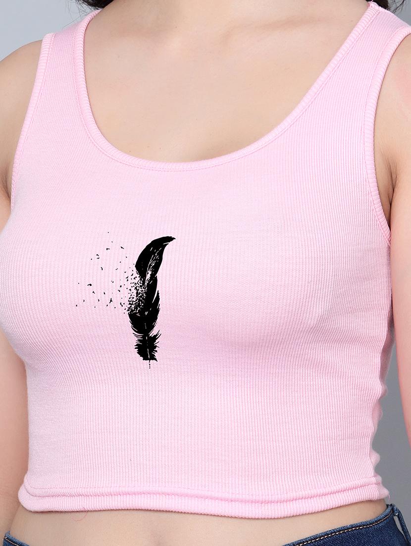 women's crop tank top - 21019786 - Standard Image - 5
