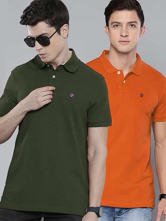 men pack of 2 solid t-shirts