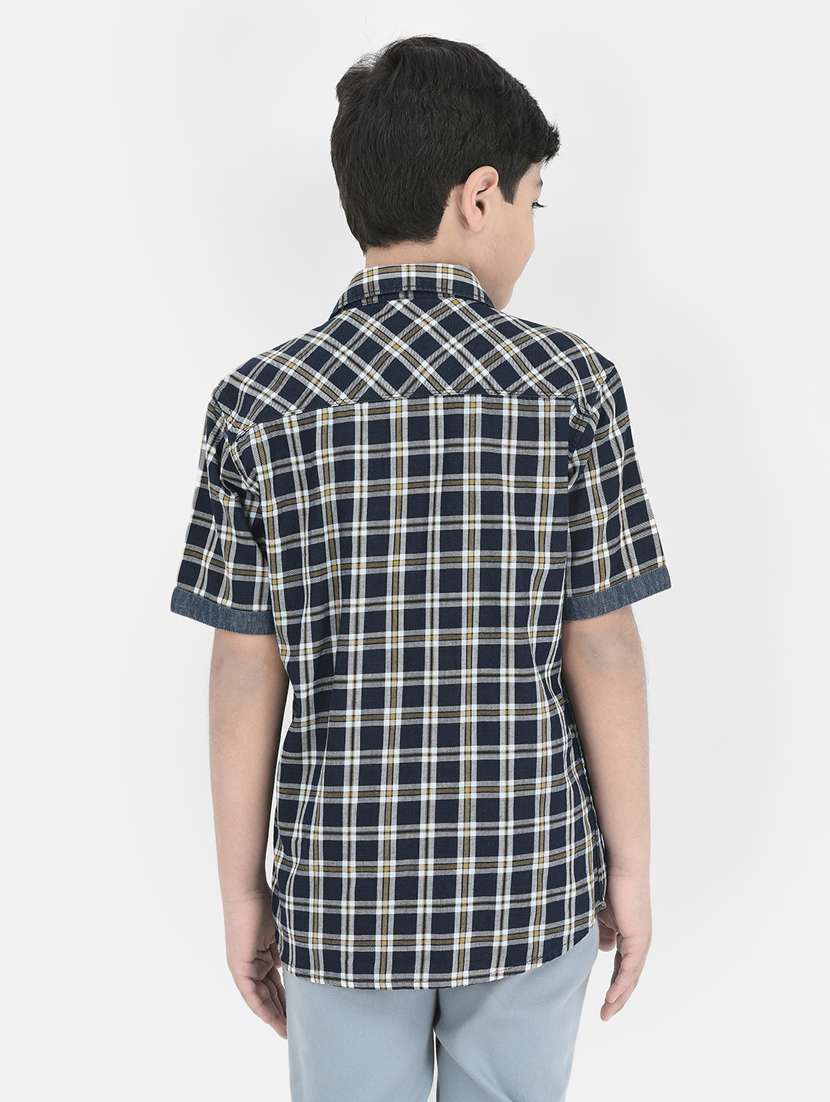 boys regular check shirt - 21020965 - Standard Image - 3