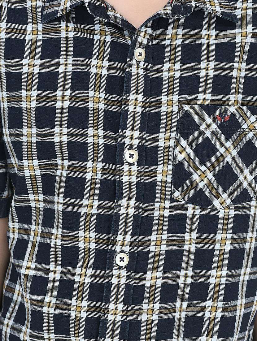 boys regular check shirt - 21020965 - Standard Image - 5