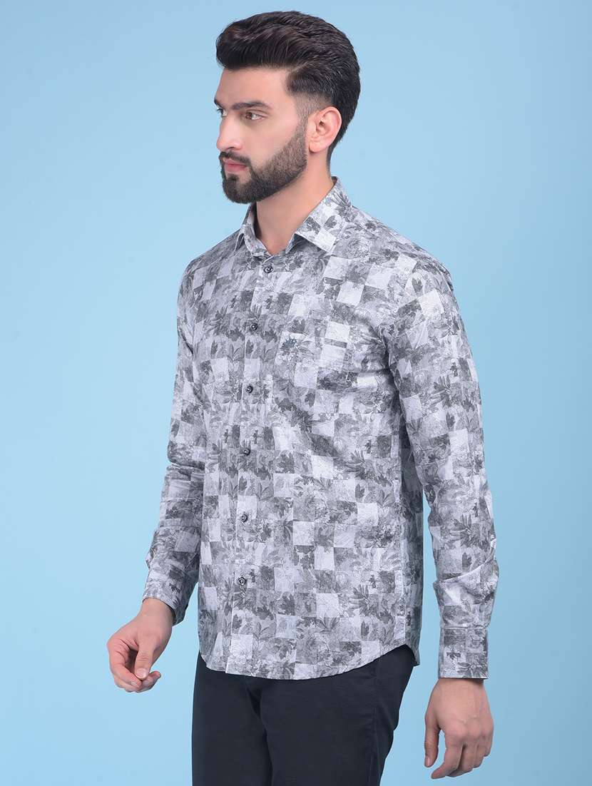 men's printed shirt