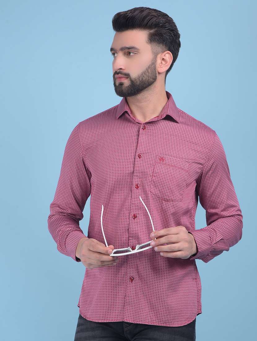 men's printed shirt