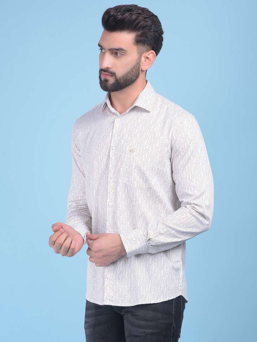 men's printed shirt