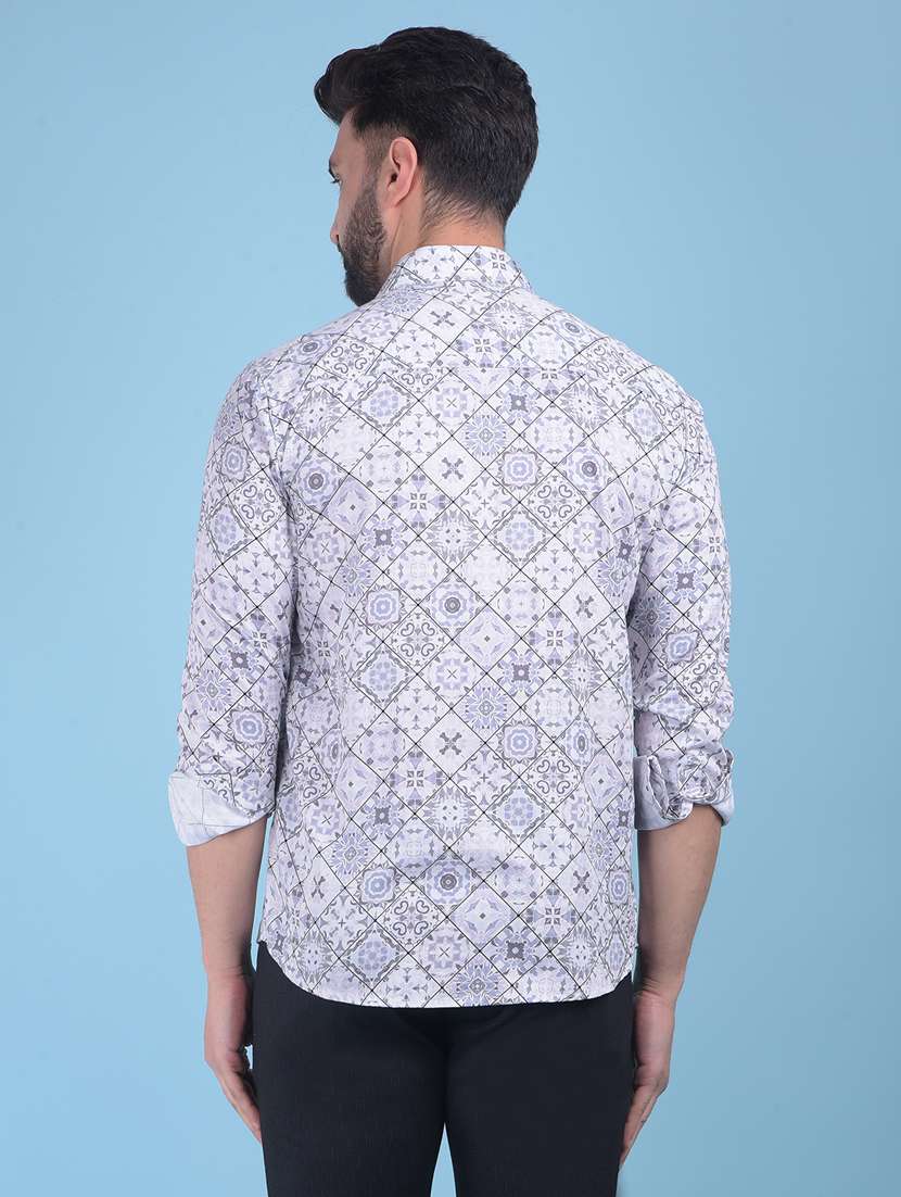 white cotton casual shirt - 21021061 -  Standard Image - 3