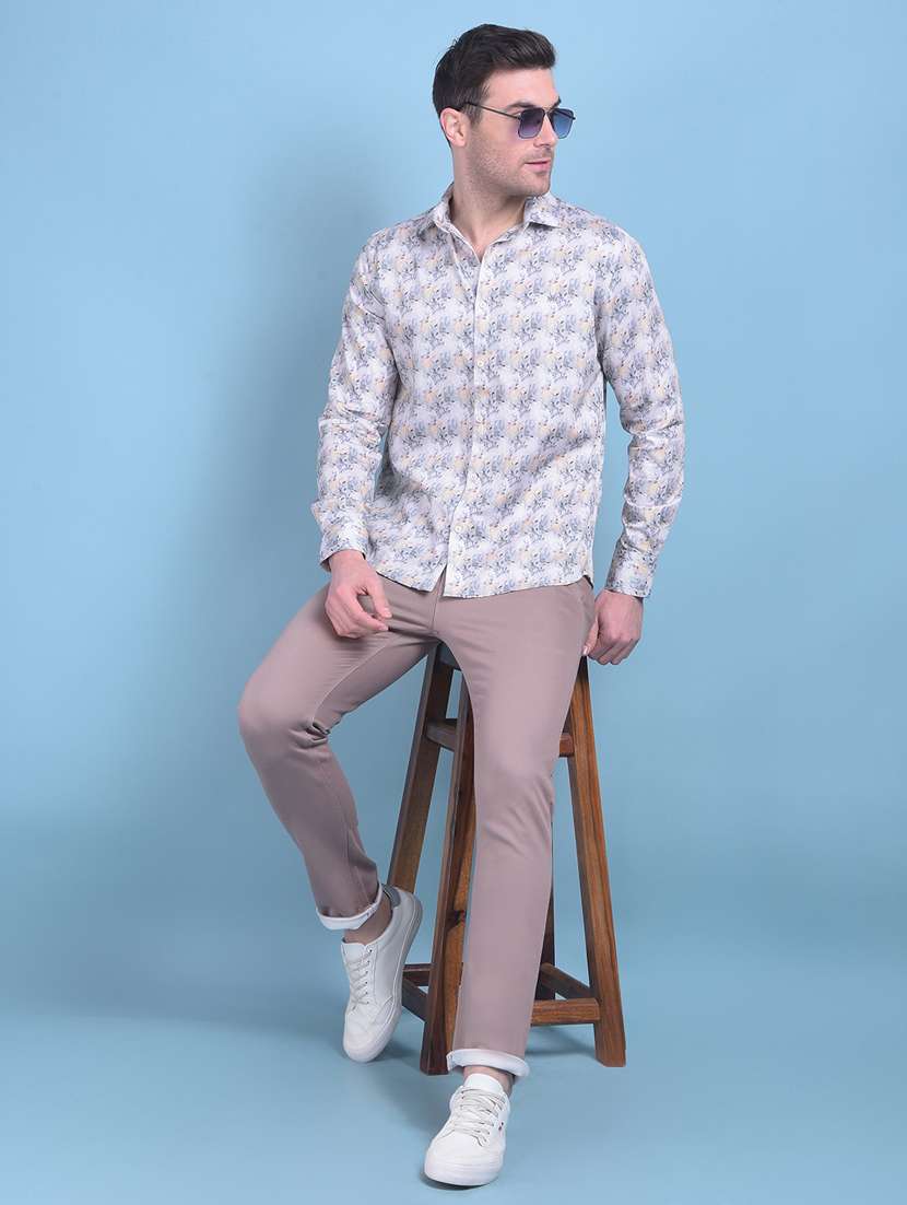 multi colored cotton casual shirt - 21021065 -  Standard Image - 3