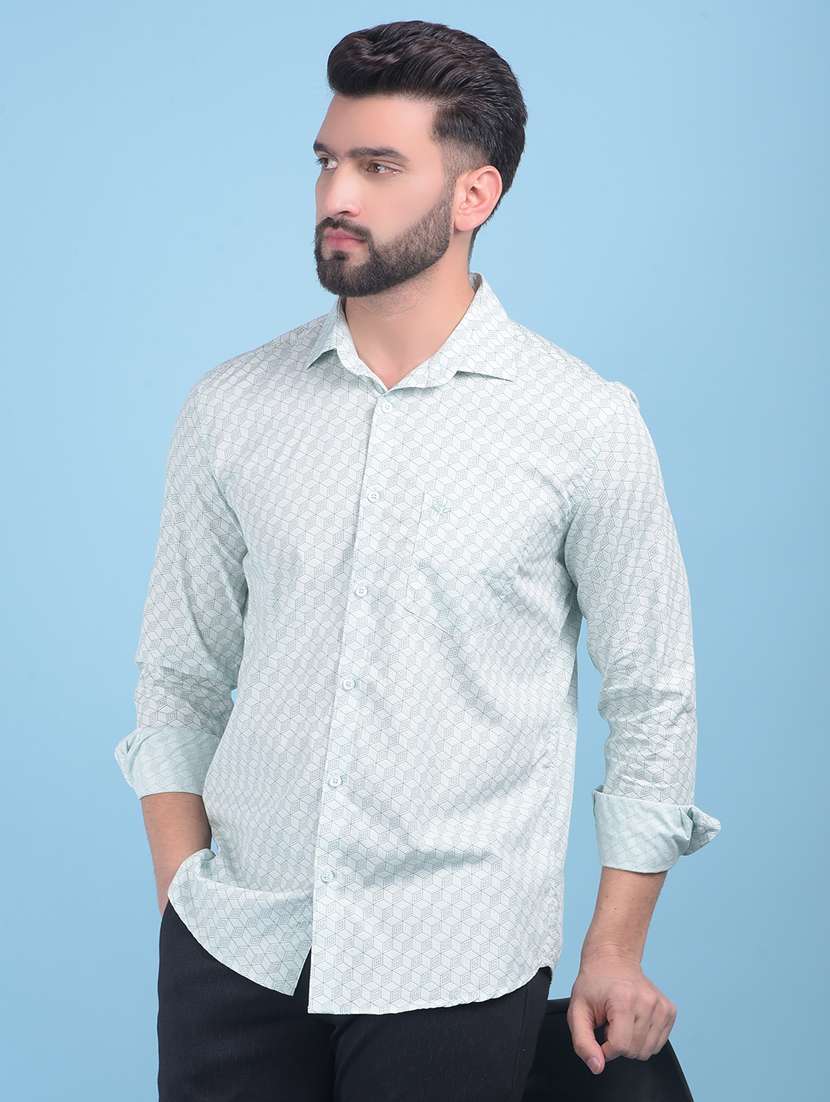 men's printed shirt