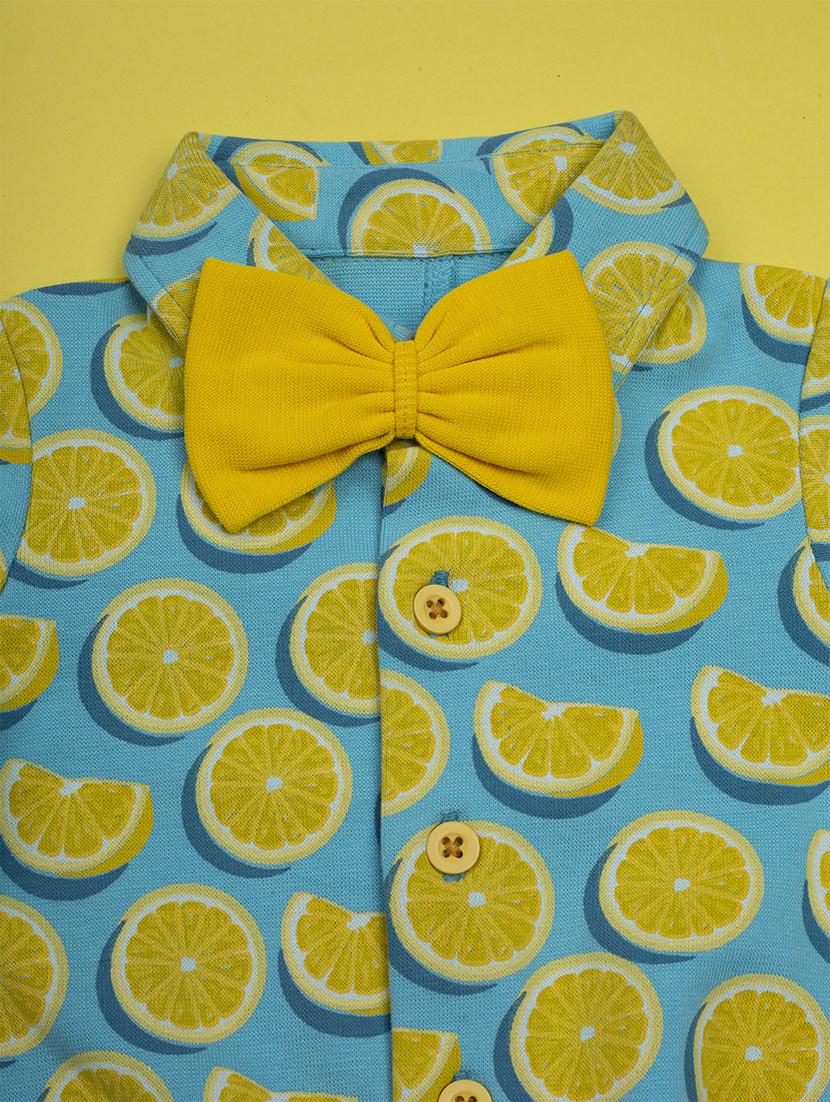 kids printed 3/4th jumpsuits - 21022401 - Standard Image - 3