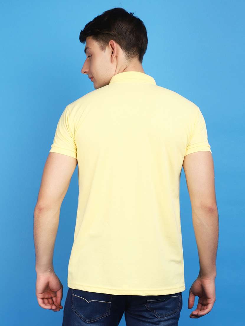 men solid polo t-shirt - 21022462 -  Standard Image - 3
