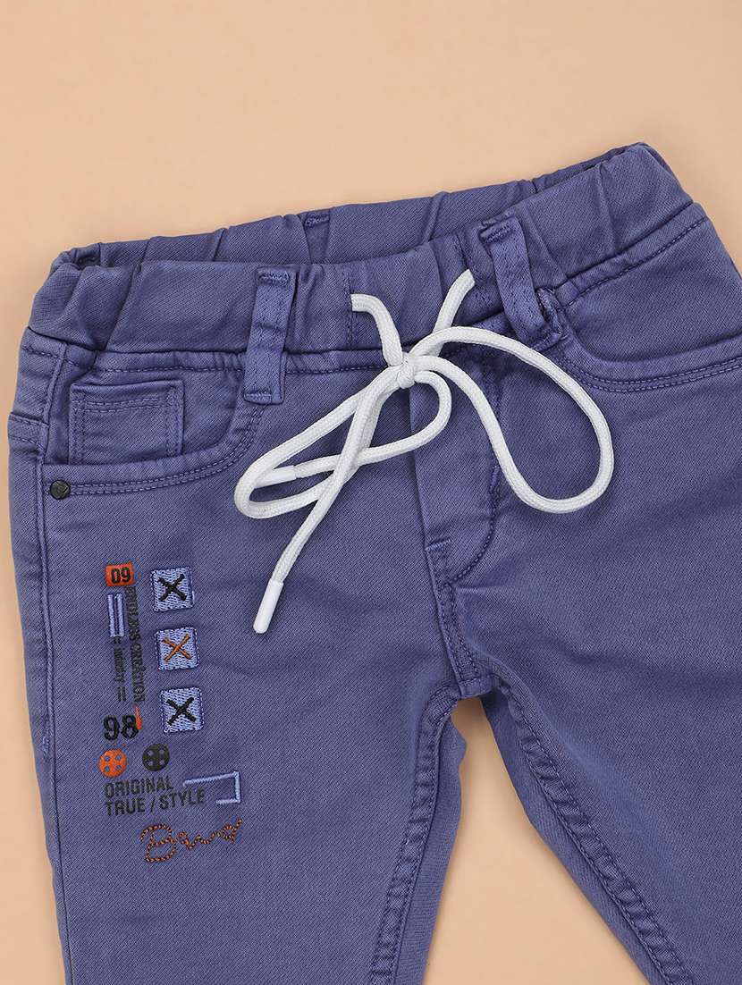 boys solid slim fit plain jean - 21022463 -  Standard Image - 3