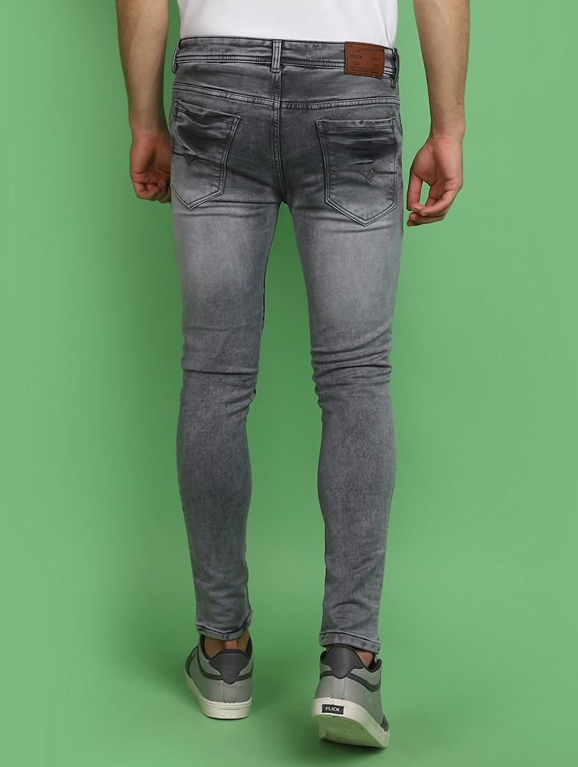 men mid rise plain jeans - 21022479 - Standard Image - 3