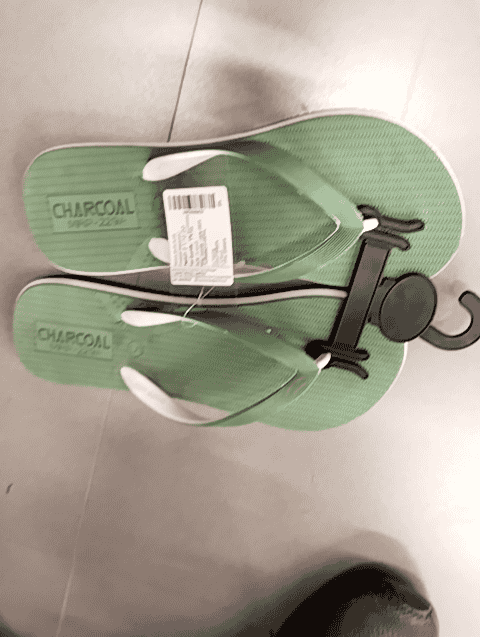 light green pu (polyurethane) flip flops - 21022495 - Zoom Image - 0